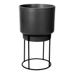 b.for studio round 22cm living black